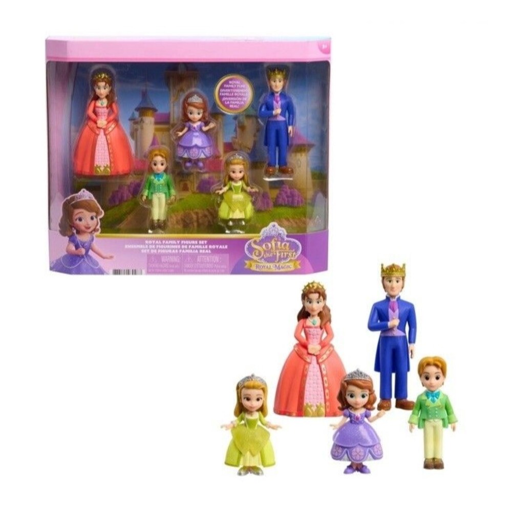 NEW Disney Junior Princess Sofia The First Royal Family Royal Magic 5 Figure Set
